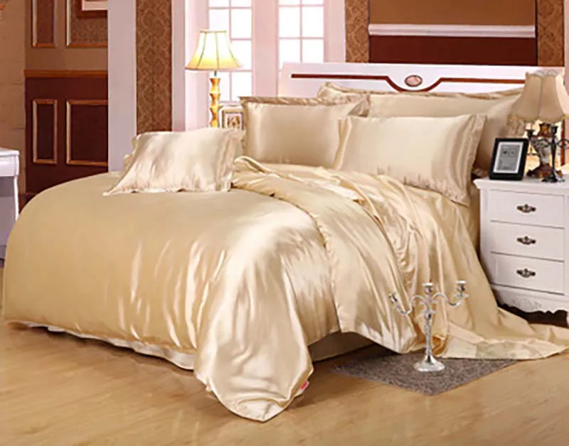 Luxury Black Satin Bedding Set King Double Size Satin Silk Summer Used Bedding Kit Duvet Cover Bed Linen 4PCS Set
Luxury Black Satin Bedding Set King Double Size Satin Silk Summer Used Bedding Kit Duvet Cover Bed Linen 4PCS Set