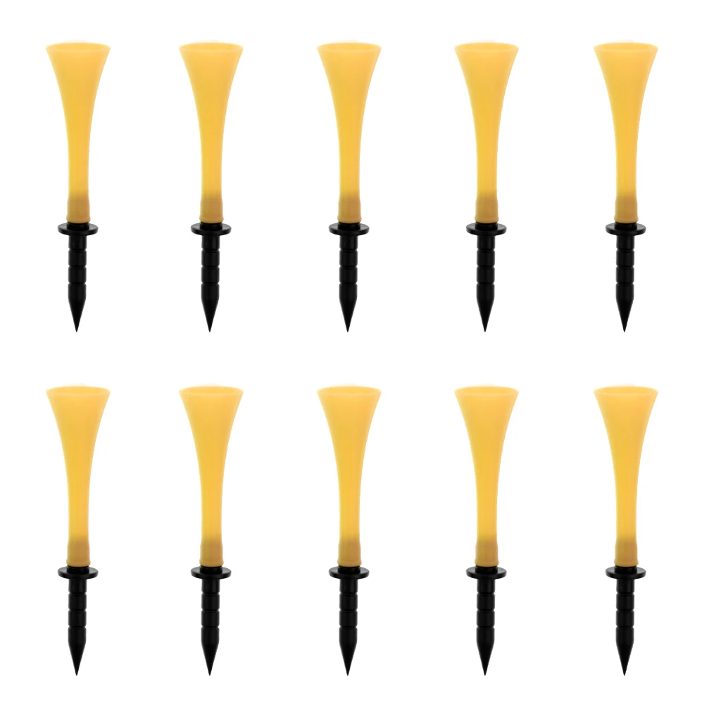 MagiDeal Professional 10Pcs Rubber 83mm Height Rubber Golf Tees Golfer Training Aid Replacement Tool Gifts 5 Colors Available
MagiDeal Professional 10Pcs Rubber 83mm Height Rubber Golf Tees Golfer Training Aid Replacement Tool Gifts 5 Colors Available