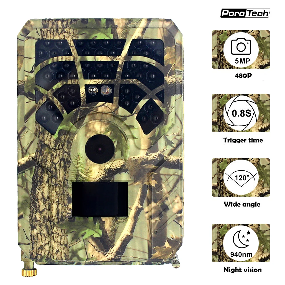 12MP 480P Trail Camera Motion Activated Hunting Camera Outdoor Wildlife Scouting Camera 46 LEDs Night Vision IP56 Waterproof
12MP 480P Trail Camera Motion Activated Hunting Camera Outdoor Wildlife Scouting Camera 46 LEDs Night Vision IP56 Waterproof