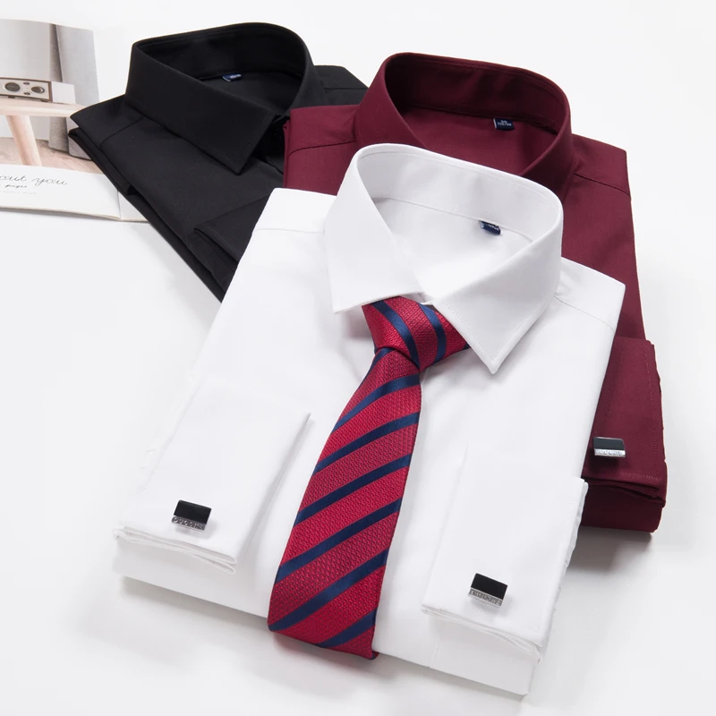 Plus Size 8XL 9XL 10XL Men's Bamboo Fiber White Long Sleeve Shirt Business Casual Wedding Cufflink Shirt Male Brand Clothes
Plus Size 8XL 9XL 10XL Men's Bamboo Fiber White Long Sleeve Shirt Business Casual Wedding Cufflink Shirt Male Brand Clothes