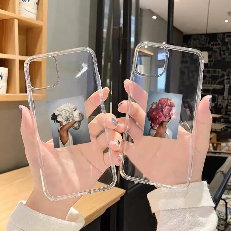 design fashion flowers women painting Phone Case Transparent for iPhone 6 7 8 11 12 s mini pro X XS XR MAX Plus SE cover funda
design fashion flowers women painting Phone Case Transparent for iPhone 6 7 8 11 12 s mini pro X XS XR MAX Plus SE cover funda