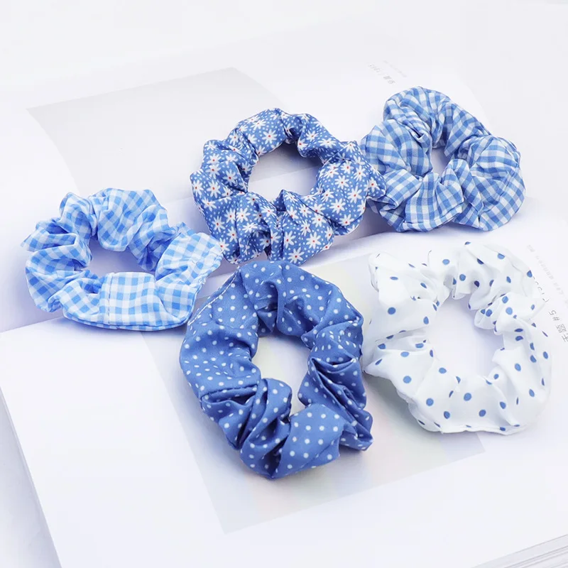 Summer Sweet Hair Rings Girls Blue Series Elastic Hair Ties Ponytail Hair Bands Simple Headwear Fresh Dot Hair Accessories
Summer Sweet Hair Rings Girls Blue Series Elastic Hair Ties Ponytail Hair Bands Simple Headwear Fresh Dot Hair Accessories