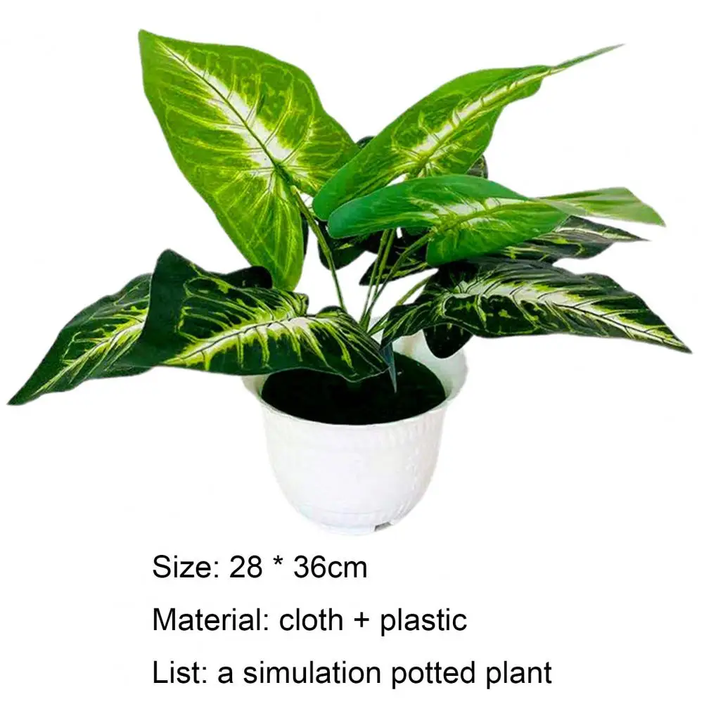 Artificial Plant Pot Green Leaves Decorative Plastic Office Home Imitation Flower Pot for Garden
Artificial Plant Pot Green Leaves Decorative Plastic Office Home Imitation Flower Pot for Garden
