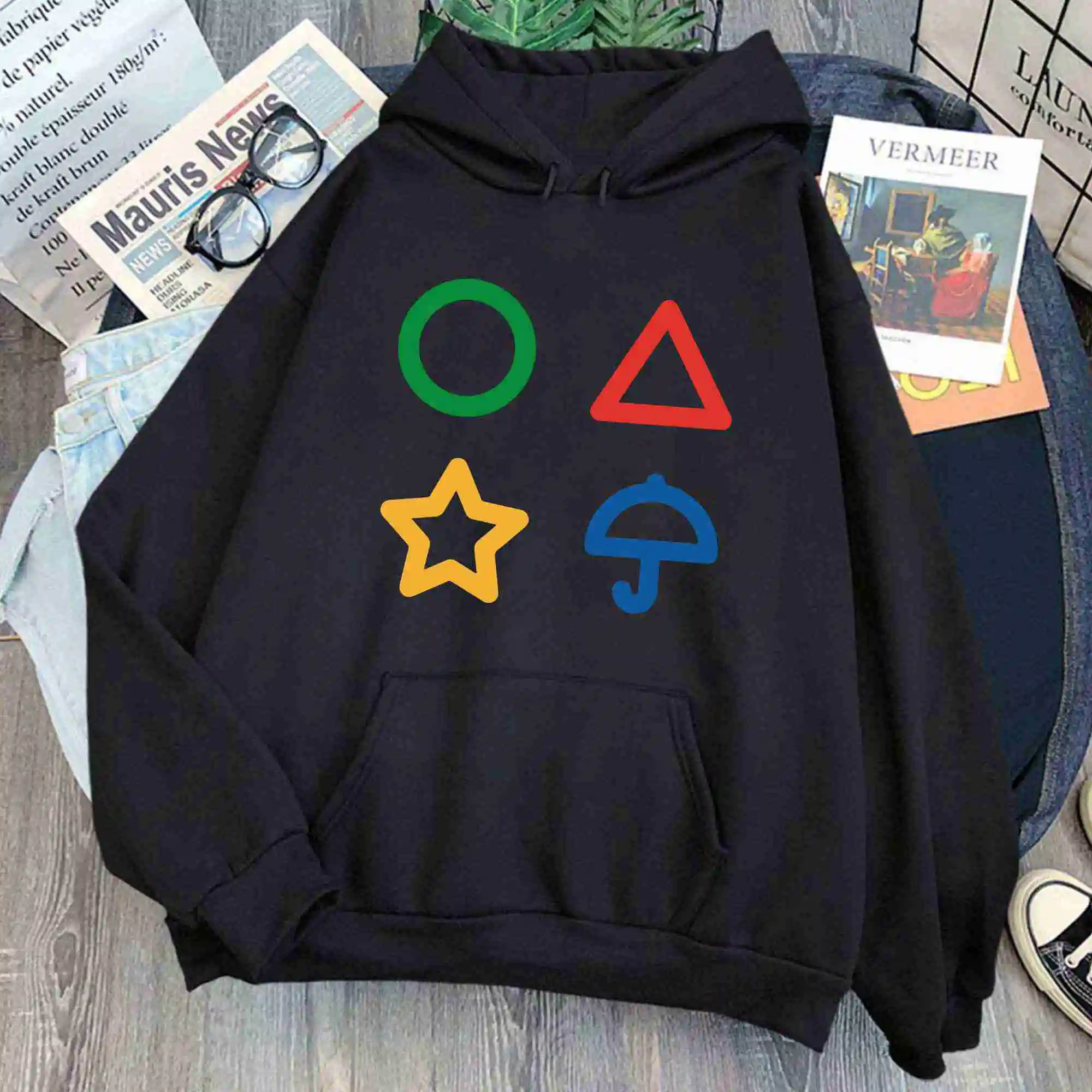 Winter TV Squid Game Print Hoodies Woman Sweatshirt Casual Loose Hoodies Women Korean Fashion Cartoon Warm Streetwear Hooded
Winter TV Squid Game Print Hoodies Woman Sweatshirt Casual Loose Hoodies Women Korean Fashion Cartoon Warm Streetwear Hooded