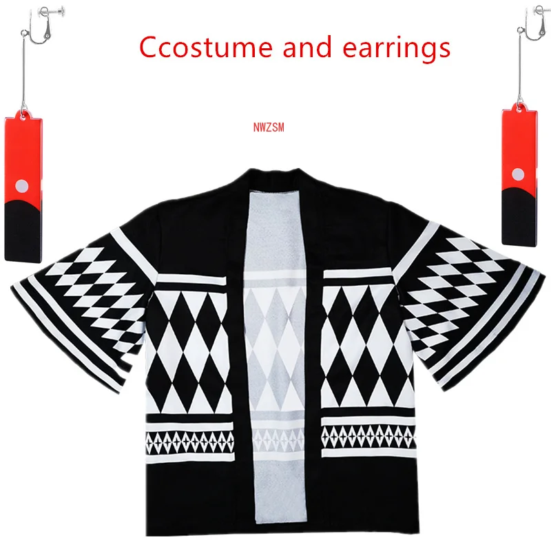 Tokyo Revengers Cosplay Cloak Anime Black White Top for Summer Hanagaki Takemichi Ken Ryuguji Haori Kimono Tee Men Short-sleeve
Tokyo Revengers Cosplay Cloak Anime Black White Top for Summer Hanagaki Takemichi Ken Ryuguji Haori Kimono Tee Men Short-sleeve