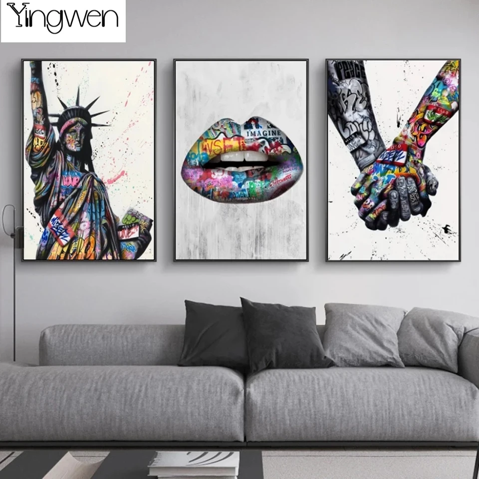 3 Piece Statue Of Liberty Graffiti Street Art 5d Diy Diamond Painting Full Diamond Embroidery Rhinestone Triptych Home Decor
3 Piece Statue Of Liberty Graffiti Street Art 5d Diy Diamond Painting Full Diamond Embroidery Rhinestone Triptych Home Decor