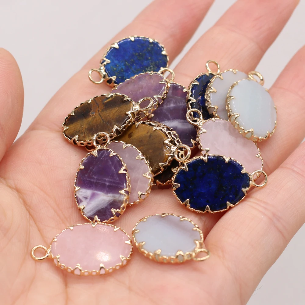 Natural Semi-precious Stones with Gilt Edge and Egg-shaped Rose Quartz Pendant for Making DIY Exquisite Necklace and Bracelet
Natural Semi-precious Stones with Gilt Edge and Egg-shaped Rose Quartz Pendant for Making DIY Exquisite Necklace and Bracelet