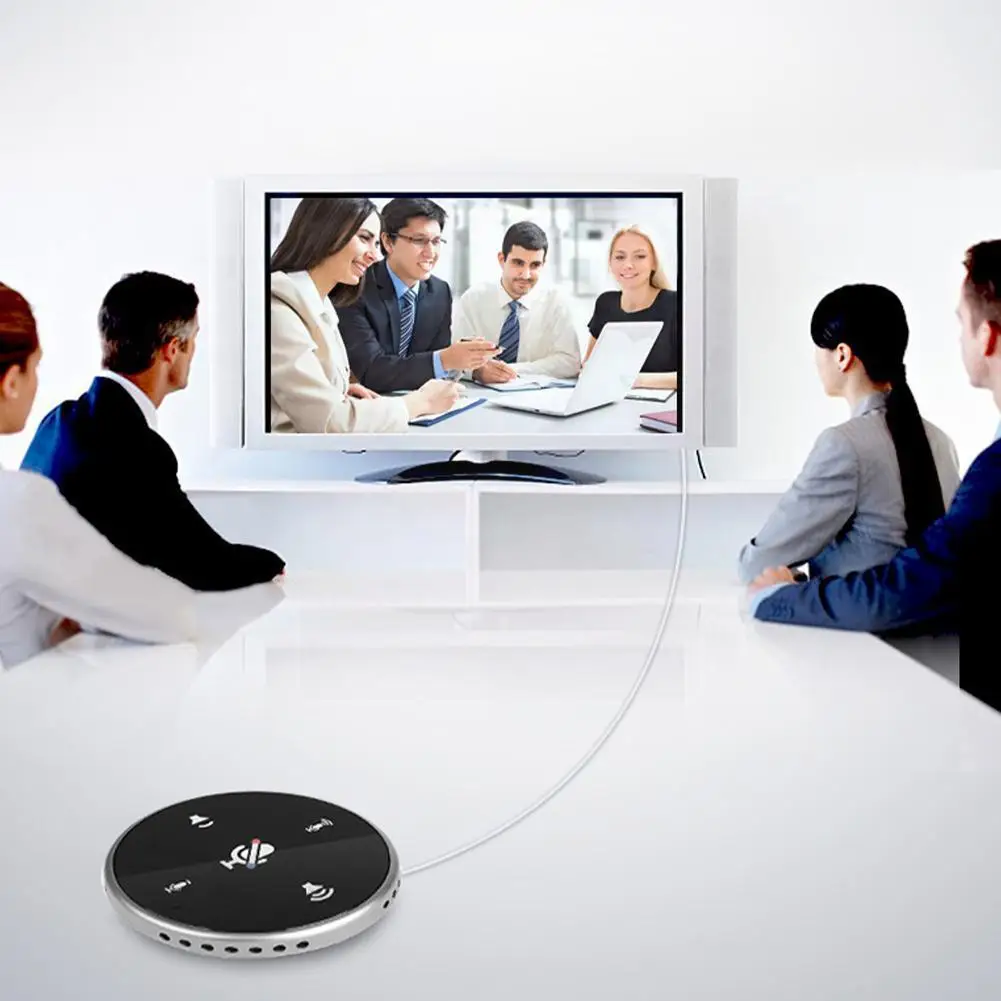 Desktop USB Conference Speakerphone Microphone Built-in Computer Laptop Omnidirectional 360° Mic Speaker PC Condenser For P B6X5
Desktop USB Conference Speakerphone Microphone Built-in Computer Laptop Omnidirectional 360° Mic Speaker PC Condenser For P B6X5