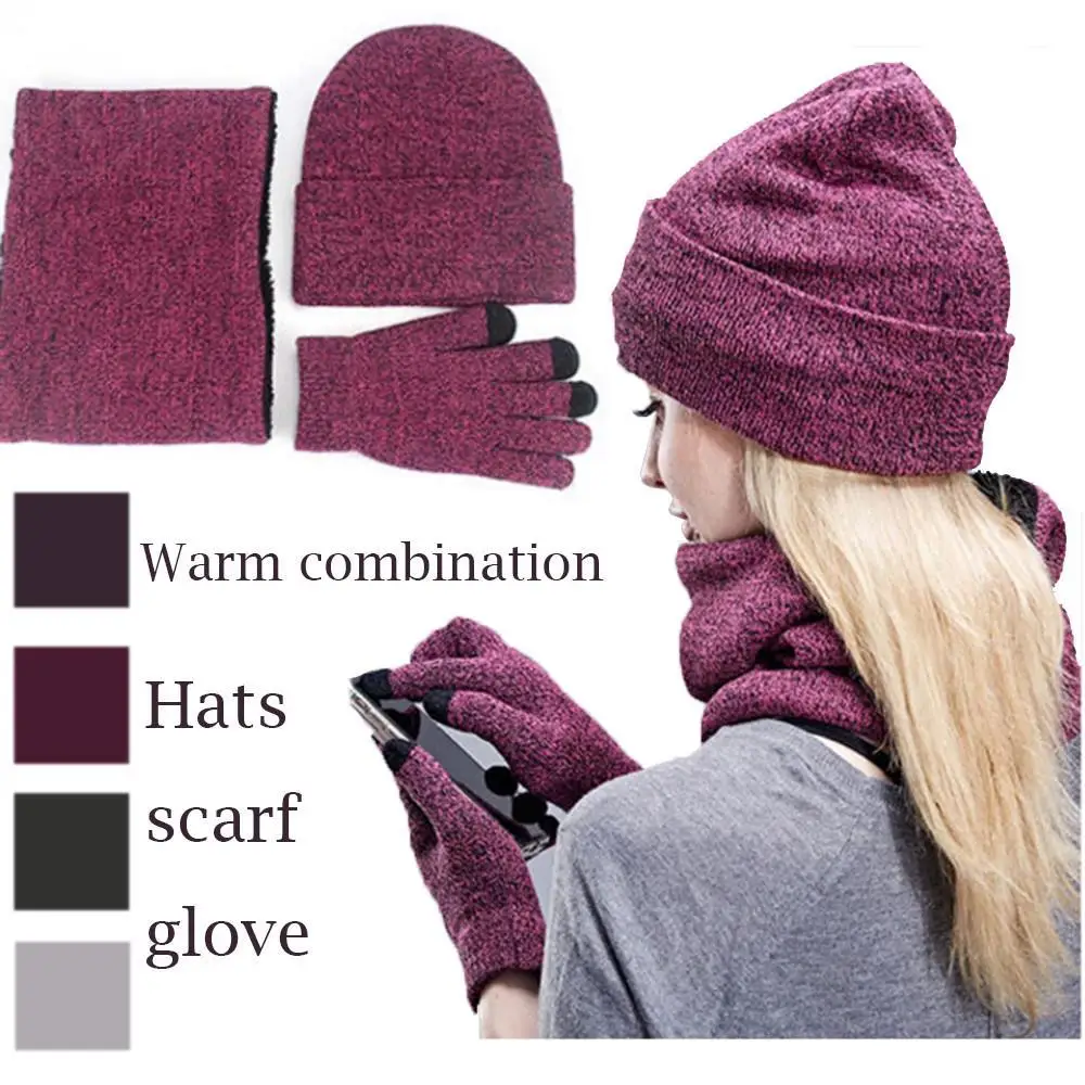 2021 Hot Sale Winter Hat Scarf Gloves Cotton Knit Hat Scarf Set Men and Women Winter Accessories 3 Sets
2021 Hot Sale Winter Hat Scarf Gloves Cotton Knit Hat Scarf Set Men and Women Winter Accessories 3 Sets