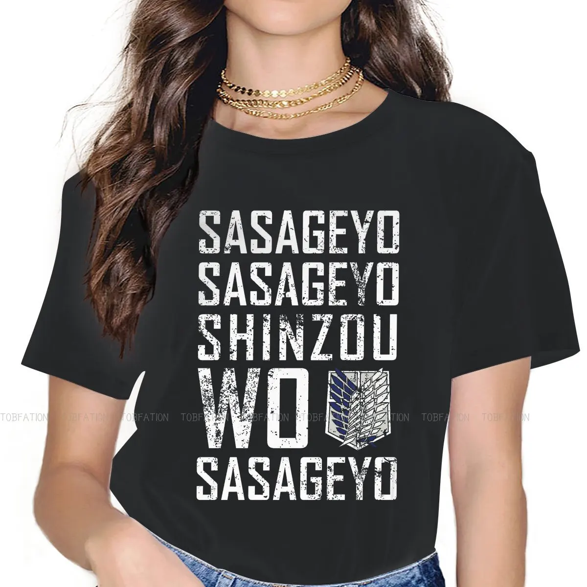 Attack on Titan Blood Fantasy Anime TShirt for Woman Girl Sasageyo Soft Leisure T Shirt Novelty Trendy Loose
Attack on Titan Blood Fantasy Anime TShirt for Woman Girl Sasageyo Soft Leisure T Shirt Novelty Trendy Loose