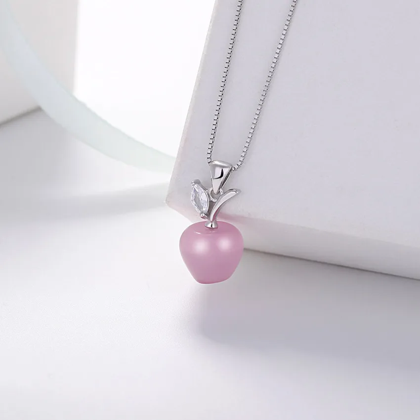 s925 sterling silver necklace ladies apple necklace fashion jewelry European and American popular ladies holiday gift
s925 sterling silver necklace ladies apple necklace fashion jewelry European and American popular ladies holiday gift