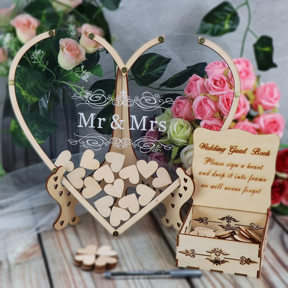 Heart shape Transparent Wedding guest book Decoration Rustic Sweet Heart Drop box Wedding drop box 3D Guestbook wooden box
Heart shape Transparent Wedding guest book Decoration Rustic Sweet Heart Drop box Wedding drop box 3D Guestbook wooden box