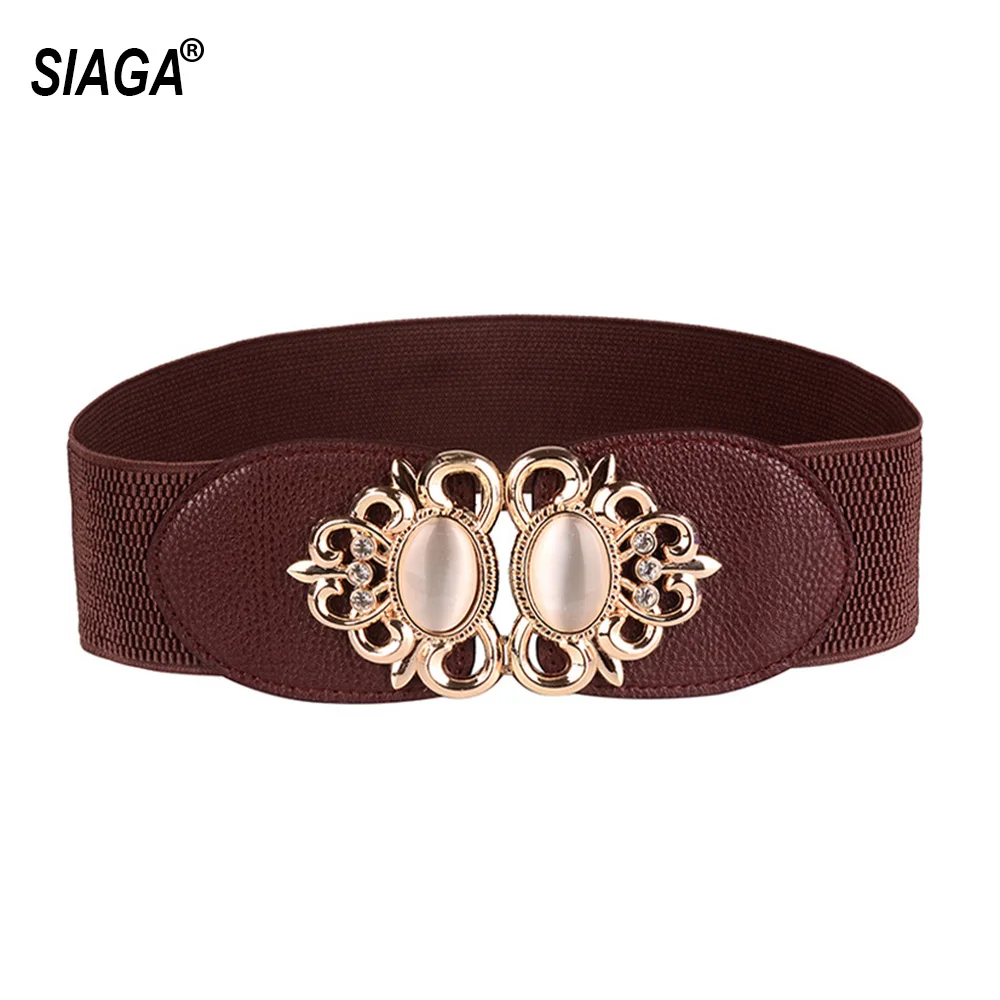 Female Overcoat Wide Waist Jewel Decoration Diamond Buckle for Women Quality Leather Elastic Cummerbunds for Women AK044
Female Overcoat Wide Waist Jewel Decoration Diamond Buckle for Women Quality Leather Elastic Cummerbunds for Women AK044