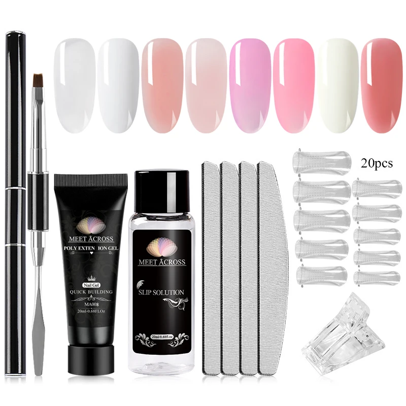 MEET ACROSS 20ml Poly UV Gel Crystal Extend UV Nail Gel Builder Led Gel Nail Art Gel Lacquer Pink Jelly Acrylic Slip Solution
MEET ACROSS 20ml Poly UV Gel Crystal Extend UV Nail Gel Builder Led Gel Nail Art Gel Lacquer Pink Jelly Acrylic Slip Solution