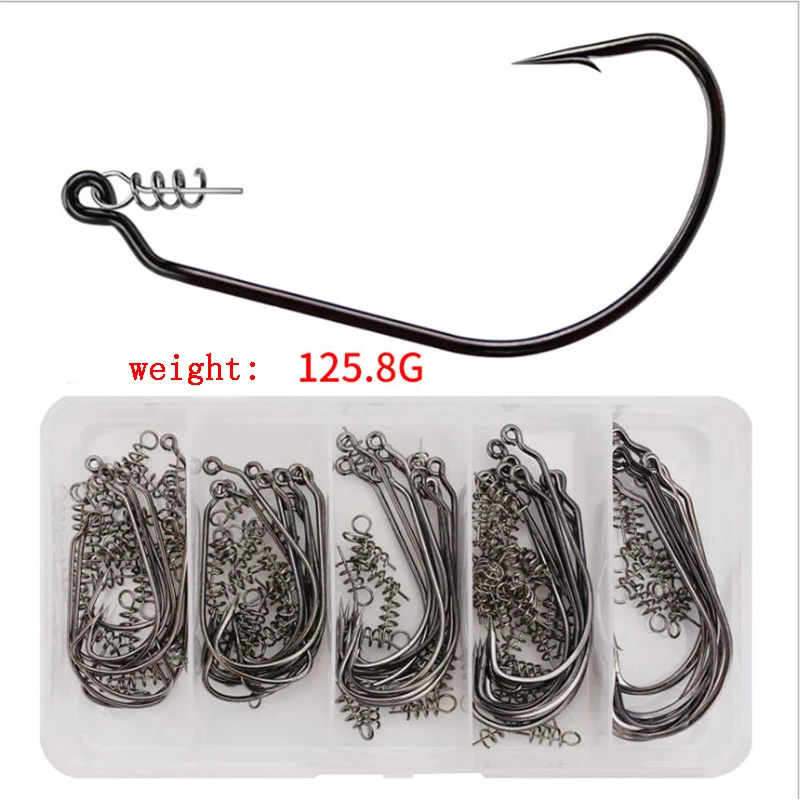 Wacky Hooks Senkos 50pc/lot Octopus Worm Hook High Carbon Steel Fishing Crank Pescal Wide Super Lock Fishhook Offset Pesca Peche
Wacky Hooks Senkos 50pc/lot Octopus Worm Hook High Carbon Steel Fishing Crank Pescal Wide Super Lock Fishhook Offset Pesca Peche