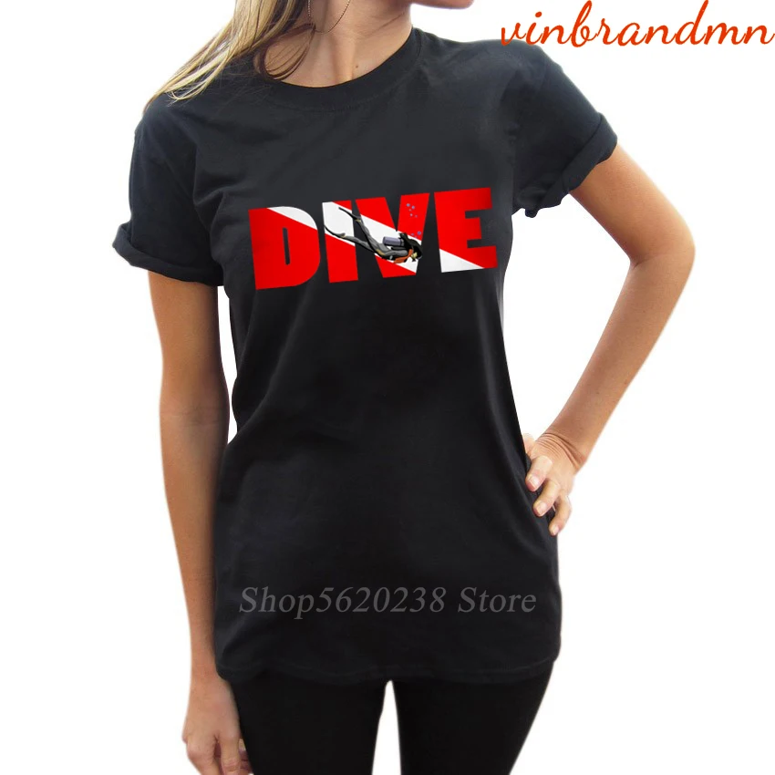 Scuba Dive Flag & Scuba Diving Printed Multi-size Female T-shirt Harajuku Fashion Leisure Cotton Gothic Ladies T Shirts Camiseta 
Scuba Dive Flag & Scuba Diving Printed Multi-size Female T-shirt Harajuku Fashion Leisure Cotton Gothic Ladies T Shirts Camiseta