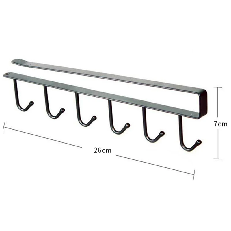 1pcs 6 Hooks Cup Holder Hanging Bathroom Hanger Kitchen Organizer Cabinet Door Shelf Removed Storage C6C080X49
1pcs 6 Hooks Cup Holder Hanging Bathroom Hanger Kitchen Organizer Cabinet Door Shelf Removed Storage C6C080X49