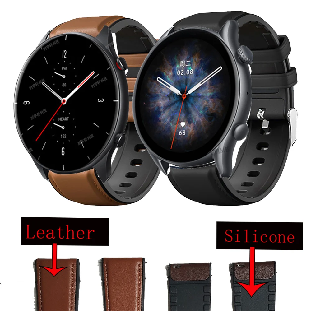 Ремешок для часов Amazfit GTR 3 GTR3 Pro 22 мм, силиконовый кожаный спортивный браслет для Amazfit GTR 47 мм 2 2E 2 eSIM Stratos 2 2S 3, браслет
Ремешок для часов Amazfit GTR 3 GTR3 Pro 22 мм, силиконовый кожаный спортивный браслет для Amazfit GTR 47 мм 2 2E 2 eSIM Stratos 2 2S 3, браслет