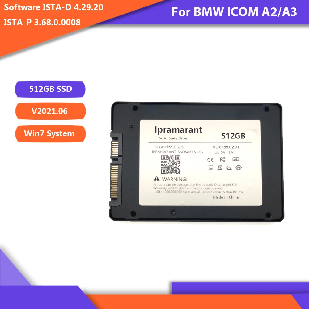 V2021.06 для ICOM A2/A3 программное обеспечение Win7 система 500 Гб HDD/512 ГБ SSD жесткий диск 
V2021.06 для ICOM A2/A3 программное обеспечение Win7 система 500 Гб HDD/512 ГБ SSD жесткий диск