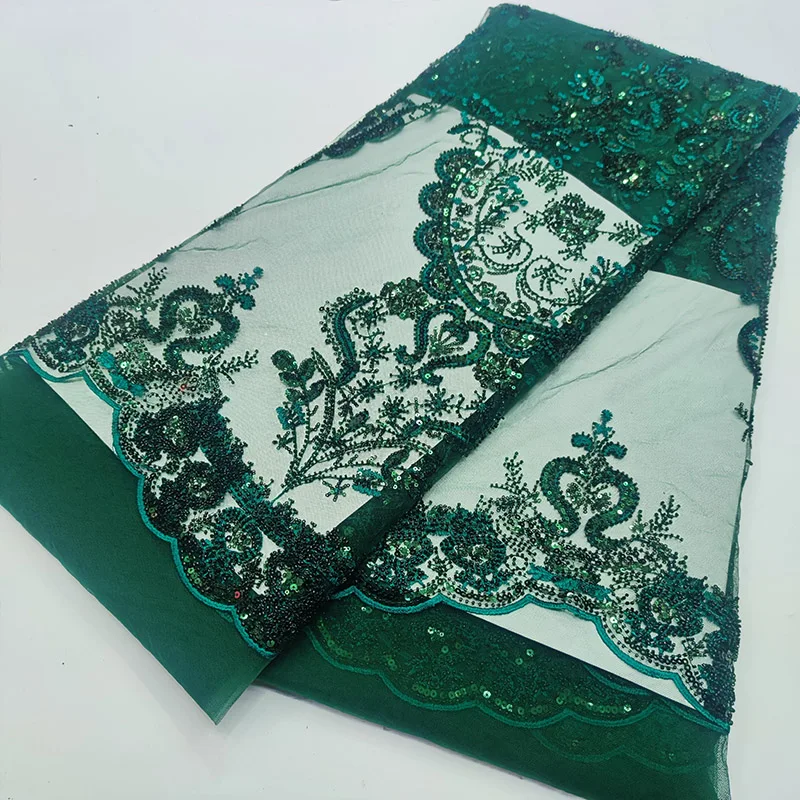 Latest Green Nigerian Lace Fabric 2022 High Quality Embroidery African Sequins Lace Fabric France Tulle Material For Wedding Sew
Latest Green Nigerian Lace Fabric 2022 High Quality Embroidery African Sequins Lace Fabric France Tulle Material For Wedding Sew