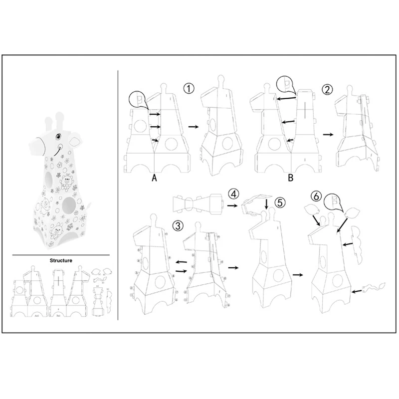 Children DIY Doodle Graffiti Arts and Crafts Paper Craft House Painted Kindergarten Educational Toys for Kids
Children DIY Doodle Graffiti Arts and Crafts Paper Craft House Painted Kindergarten Educational Toys for Kids