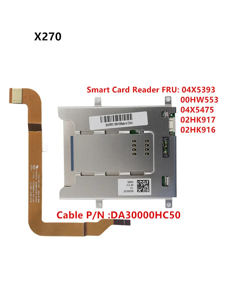 New For Lenovo Thinkpad X270 Smart Card Reader Cable 04x5393 04X5475 00HW553 Cable DA30000HC50
New For Lenovo Thinkpad X270 Smart Card Reader Cable 04x5393 04X5475 00HW553 Cable DA30000HC50