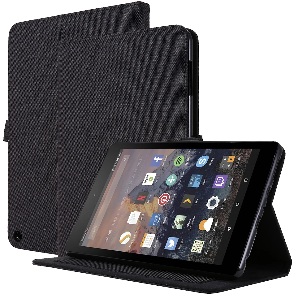 Premium Fabric Leather Case with Wallet Slot for Kindle Fire HD 10 Plus 2021 Funda Stand Cover Smart Cover+Stylus
Premium Fabric Leather Case with Wallet Slot for Kindle Fire HD 10 Plus 2021 Funda Stand Cover Smart Cover+Stylus