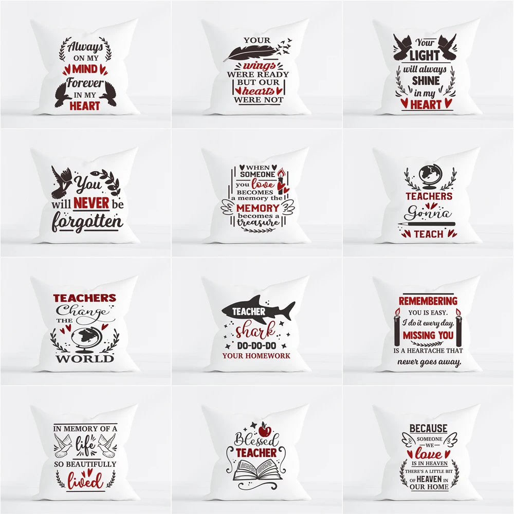 Microfiber Throw Pillow Case Decorative Pillow Cover Pillowcase Home Décor for Sofa Couch (Family)
Microfiber Throw Pillow Case Decorative Pillow Cover Pillowcase Home Décor for Sofa Couch (Family)