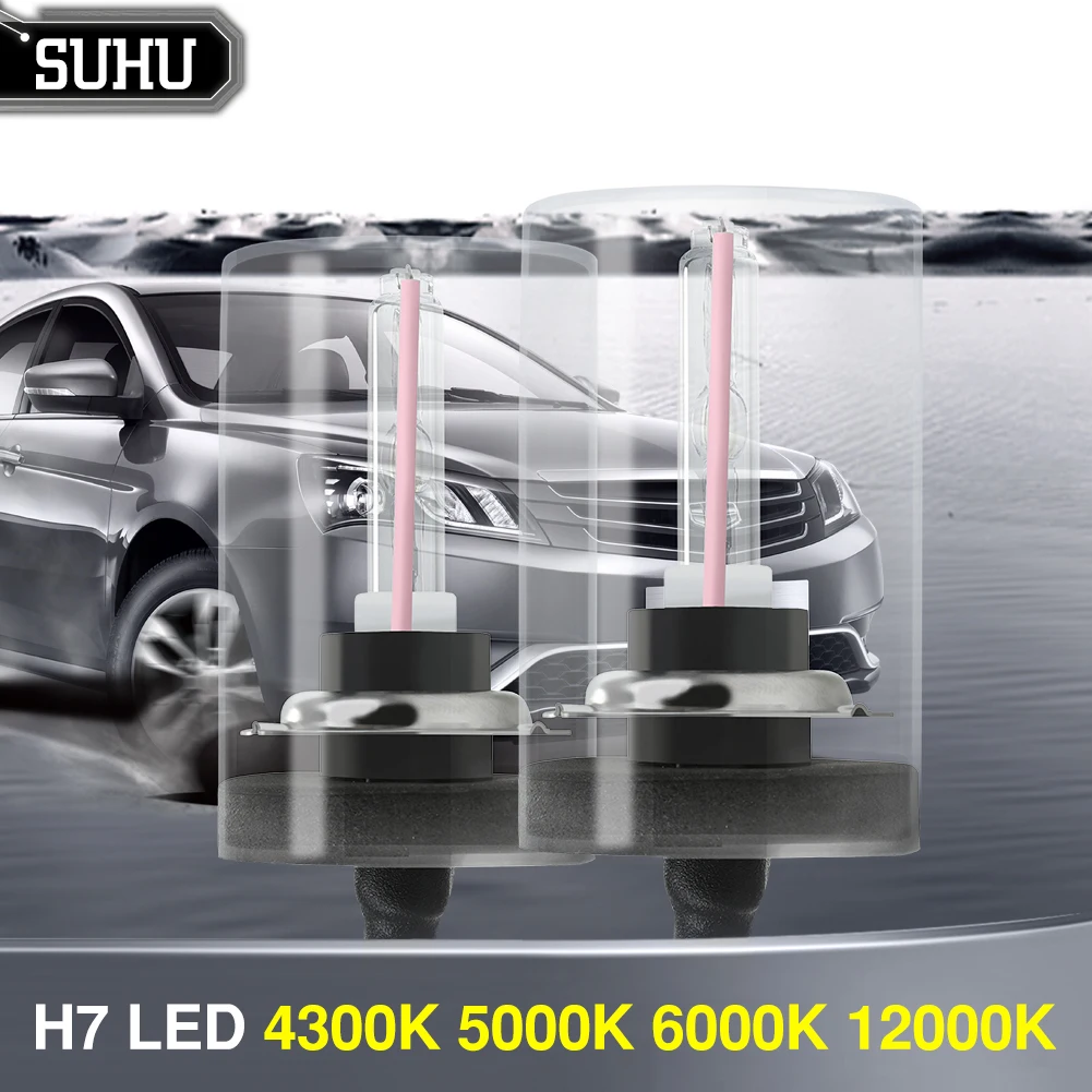 SUHU 1Pair 55W 3500-4500LM H7 HID Replacement Bulbs Headlight Lamp Light Straight Bubble 4300K-12000K HID Car Headlight Bulb CSV
SUHU 1Pair 55W 3500-4500LM H7 HID Replacement Bulbs Headlight Lamp Light Straight Bubble 4300K-12000K HID Car Headlight Bulb CSV