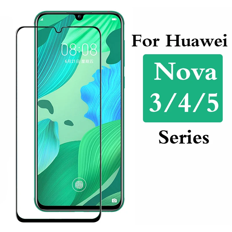 9D закаленное стекло для huawei Nova 3 e 4 5 3e 5i pro 5pro чехол Защитное hauwei Nova3 Nova4 Nova5i Nova3e tremp