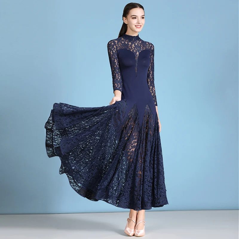 Ballroom Dance Dress Women Sexy Lace Hollow Practice Clothing Ballroom Waltz Dresses Adults Flamenco Performance Wear DNV12224
Ballroom Dance Dress Women Sexy Lace Hollow Practice Clothing Ballroom Waltz Dresses Adults Flamenco Performance Wear DNV12224