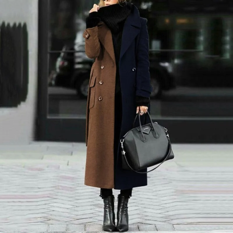 2021 New Style Patchwork Print Long Winter Woolen Coat Women Warm Korean Casual Loose Turn-down Collar Long Sleeve Jacket Winter
2021 New Style Patchwork Print Long Winter Woolen Coat Women Warm Korean Casual Loose Turn-down Collar Long Sleeve Jacket Winter