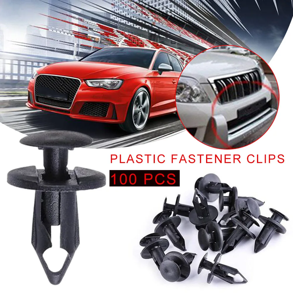 100Pcs Trunk Screw Rivets Set Car Bumper Fender Car Plastic Ceiling Door Panel Fender Fix Buckle For Auto Plastic Fastener Clips
100Pcs Trunk Screw Rivets Set Car Bumper Fender Car Plastic Ceiling Door Panel Fender Fix Buckle For Auto Plastic Fastener Clips