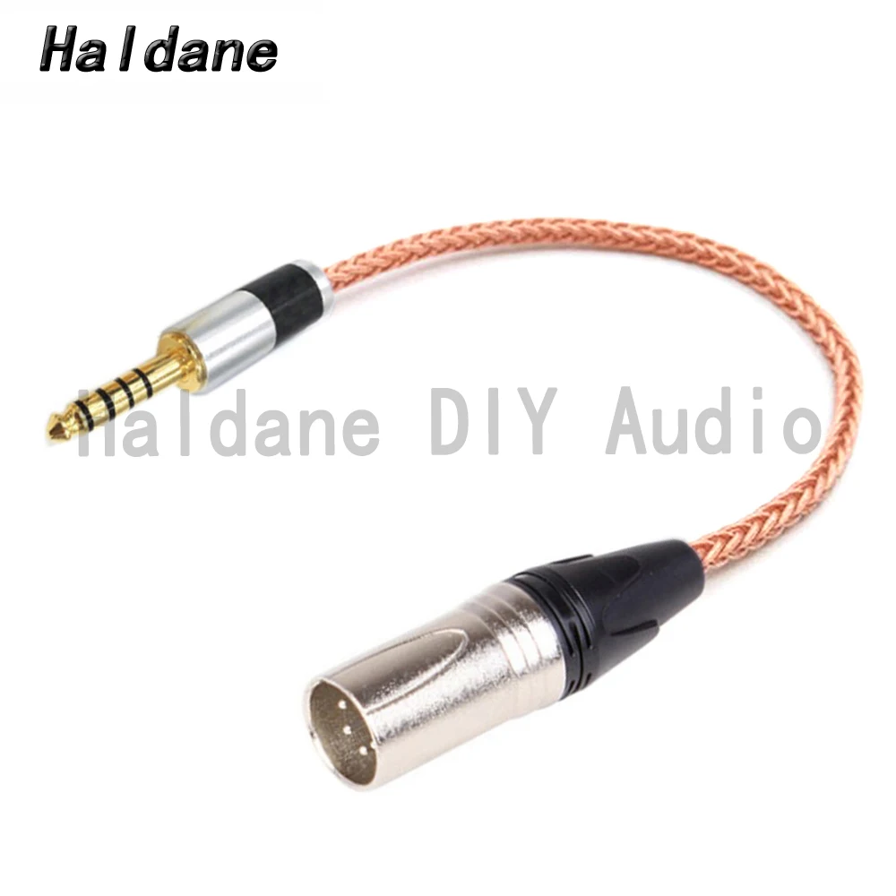 Haldane 4.4mm Balanced Male to 4pin XLR Balanced Male OCC Single Crystal Copper Audio Adapter Cable 4.4 to XLR Connector
Haldane 4.4mm Balanced Male to 4pin XLR Balanced Male OCC Single Crystal Copper Audio Adapter Cable 4.4 to XLR Connector
