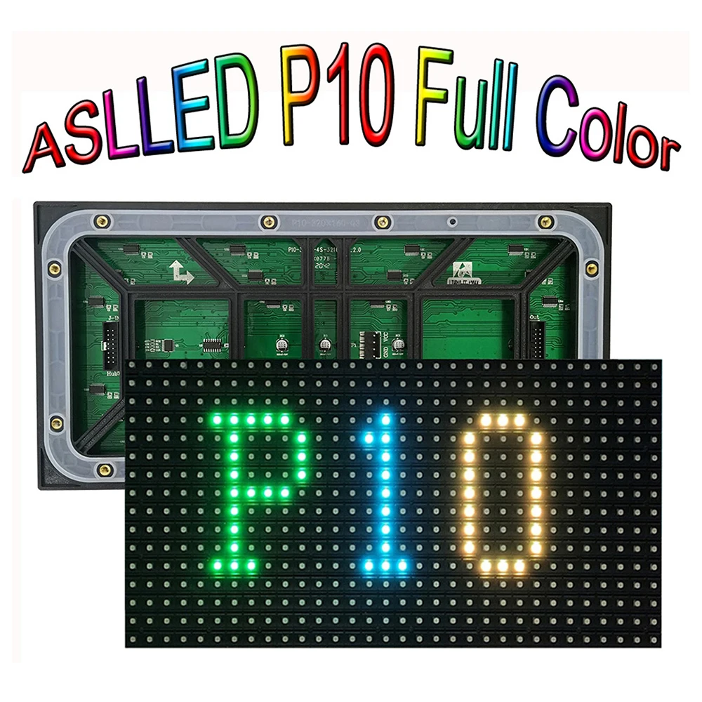 Светодиод P10 RGB светодиодный модуль высокой яркости 320 мм x 160 мм панель дисплея с Hub75
Светодиод P10 RGB светодиодный модуль высокой яркости 320 мм x 160 мм панель дисплея с Hub75