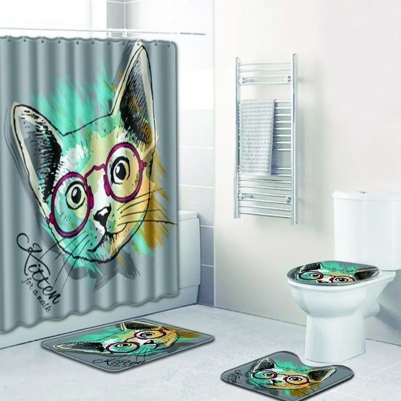 Zeegle 4Pcs/set Bathroom Mat Set 3D Printed Anti Slip Kitchen Bath Mat Coral Fleece Floor Mats Washable Bathroom Toilet Rug
Zeegle 4Pcs/set Bathroom Mat Set 3D Printed Anti Slip Kitchen Bath Mat Coral Fleece Floor Mats Washable Bathroom Toilet Rug