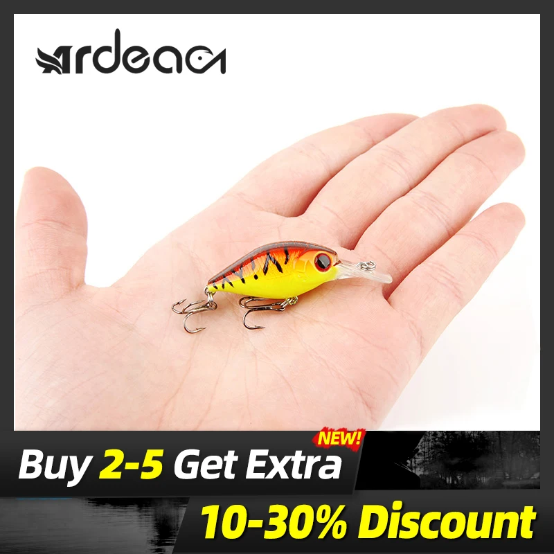 Ardea Crankbaits мини Рыболовные воблеры твердая приманка плавающая minnow Щука бас на