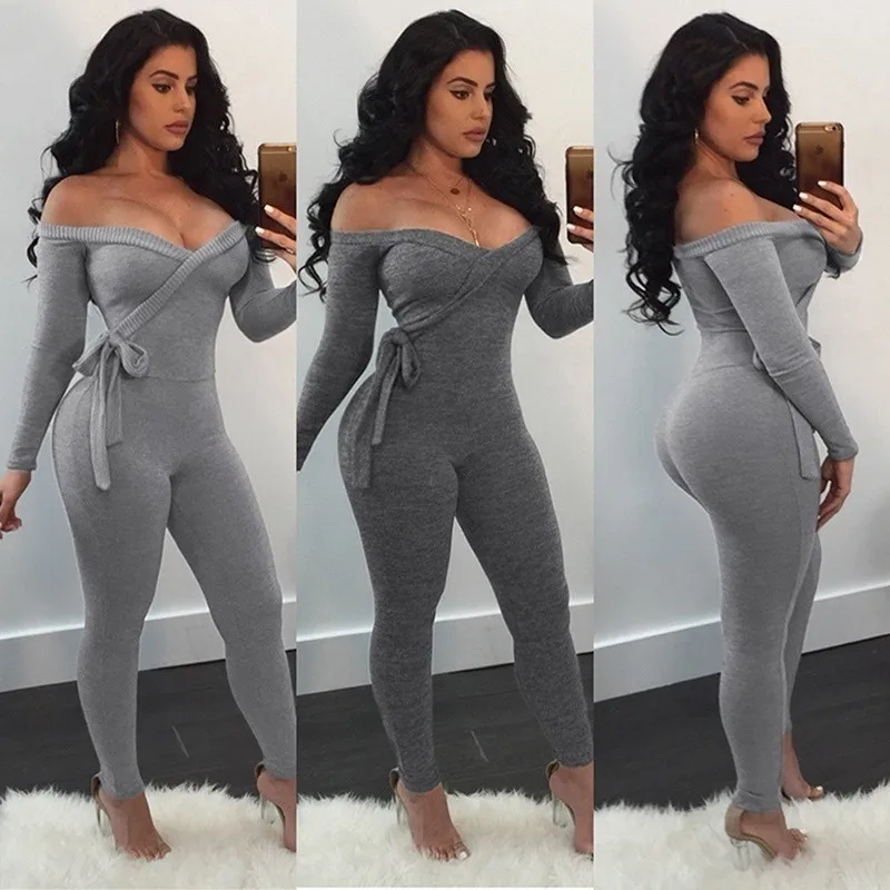 2021 Summer Women Jumpsuits Rompers Full Sleeve V-Neck Solid Sashes Sexy Night Club Party Bandage One Piece Outfits
2021 Summer Women Jumpsuits Rompers Full Sleeve V-Neck Solid Sashes Sexy Night Club Party Bandage One Piece Outfits