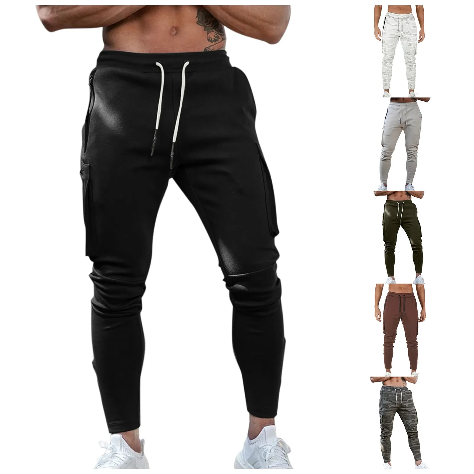 Men's Fitness Casual Trousers Multi-pocket Zipper Pocket Sports Pants Multi-pocket Long Sport Jeans Work Pants For Men
Men's Fitness Casual Trousers Multi-pocket Zipper Pocket Sports Pants Multi-pocket Long Sport Jeans Work Pants For Men