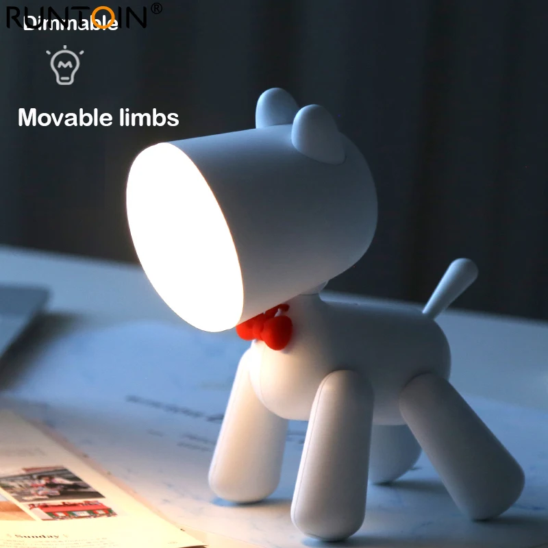 LED Night Light Cute Puppy Book Reading Lamp USB Kids Child Table Light Baby Sleeping Bedside Desktop Lamp for Home Decoration
LED Night Light Cute Puppy Book Reading Lamp USB Kids Child Table Light Baby Sleeping Bedside Desktop Lamp for Home Decoration