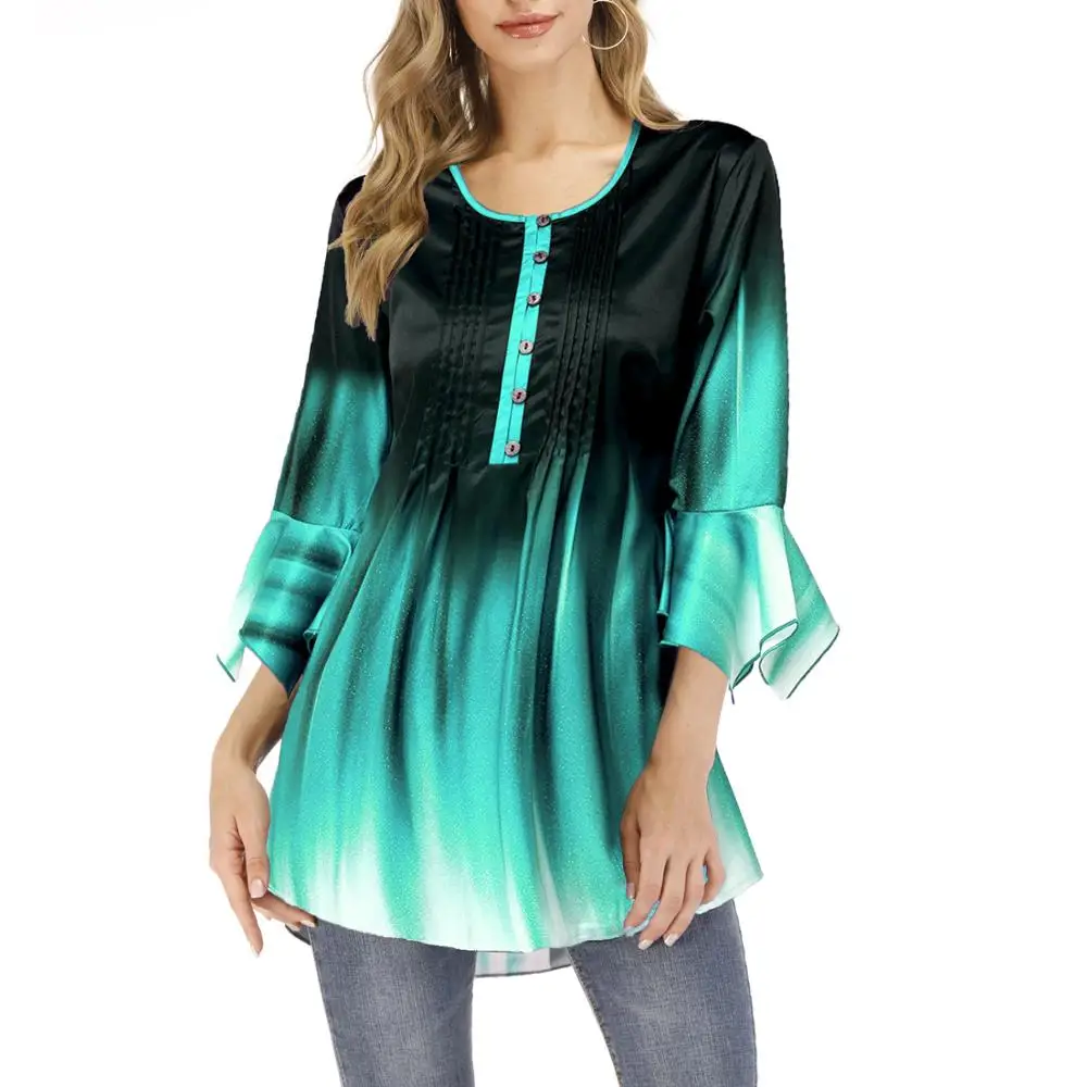 Spring Women Plus Size Butterfly Sleeve Print Loose T Shirt Top Long Sleeve O Neck Button Oversize Casual Tee 4XL Fashion Tops
Spring Women Plus Size Butterfly Sleeve Print Loose T Shirt Top Long Sleeve O Neck Button Oversize Casual Tee 4XL Fashion Tops