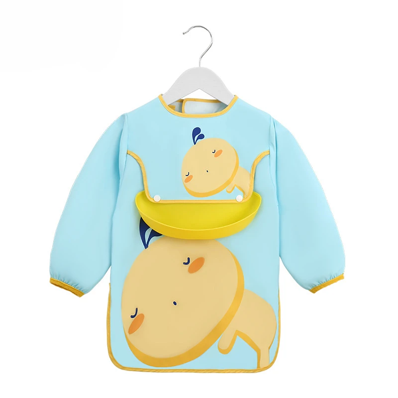 Children Anti-dirty Draw Bib Long Sleeve Apron Baby slabbetjes Cartoon Bibs Waterproof Baby Self Feeding Bib
Children Anti-dirty Draw Bib Long Sleeve Apron Baby slabbetjes Cartoon Bibs Waterproof Baby Self Feeding Bib