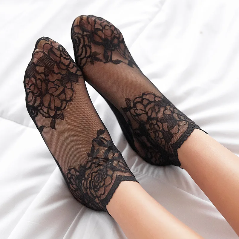 Lace Invisible Socks for Women Girl Spring Summer Female Breathable Ankle Sox Elastic Sweat-absorbent Comfy Thin Liner Sock
Lace Invisible Socks for Women Girl Spring Summer Female Breathable Ankle Sox Elastic Sweat-absorbent Comfy Thin Liner Sock