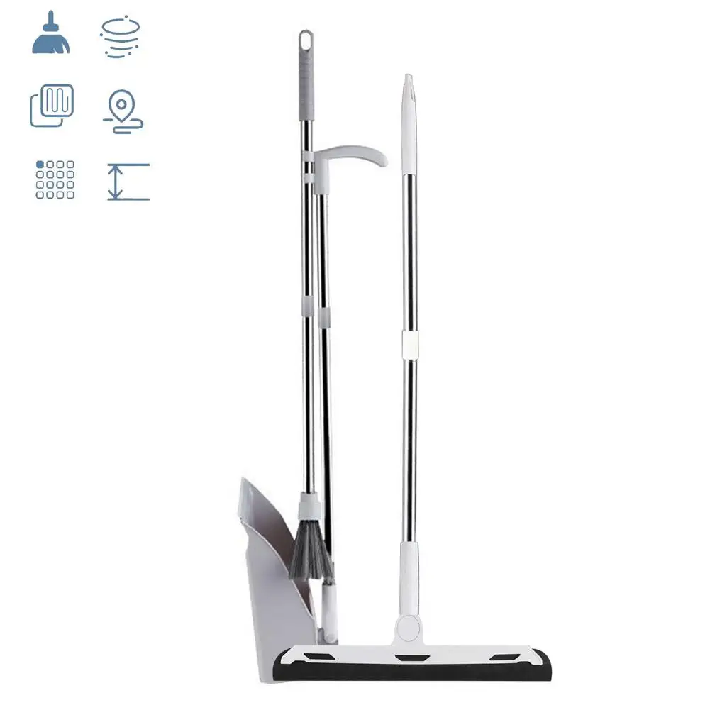 2/3pcs Broom Dustpan And Wiper Set Combination With Extendable Broomstick Cleaning Broom Dustpan Set Foldable Standing Home Mops
2/3pcs Broom Dustpan And Wiper Set Combination With Extendable Broomstick Cleaning Broom Dustpan Set Foldable Standing Home Mops