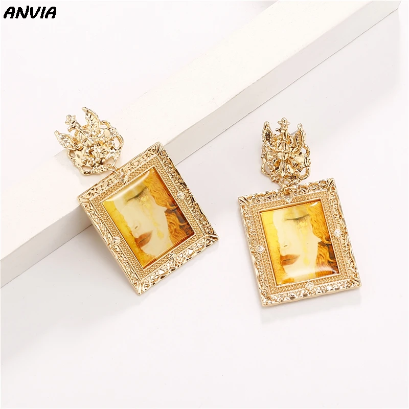 Gustav Klimt The Kiss Art Jewelry Luxury Drop Earrings Statement Gorgeous Women Dangle Earrings Oil Painting Accessories Gifts
Gustav Klimt The Kiss Art Jewelry Luxury Drop Earrings Statement Gorgeous Women Dangle Earrings Oil Painting Accessories Gifts