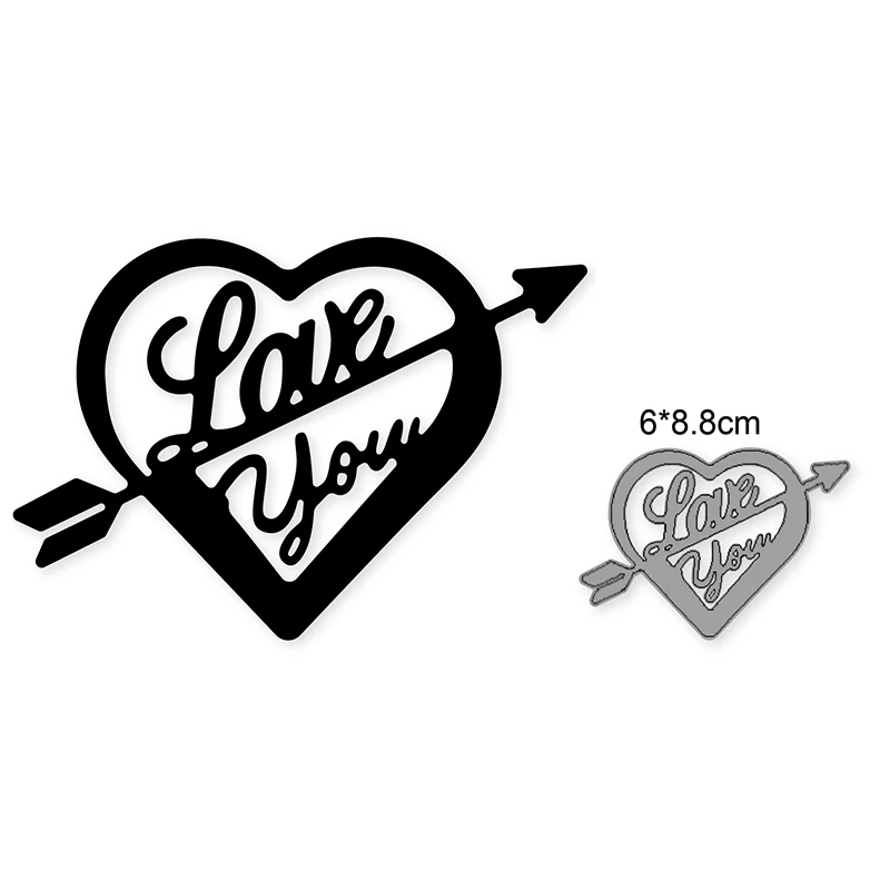 DIY Metal Cutting Dies 2020 Scrapbook Heart love album mold stencil templates craft Making Embossing Craft stencil Dies new
DIY Metal Cutting Dies 2020 Scrapbook Heart love album mold stencil templates craft Making Embossing Craft stencil Dies new