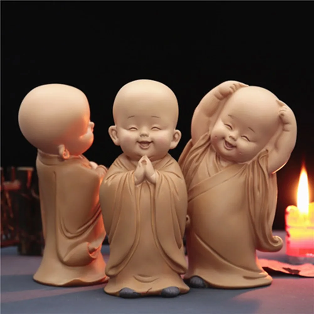 Buddhist Small Monk Statues Figurine Sculpture Handmade Car Home Decor Kids Adult Wedding Office Table Home Decor 9.5x7x16.5cm
Buddhist Small Monk Statues Figurine Sculpture Handmade Car Home Decor Kids Adult Wedding Office Table Home Decor 9.5x7x16.5cm