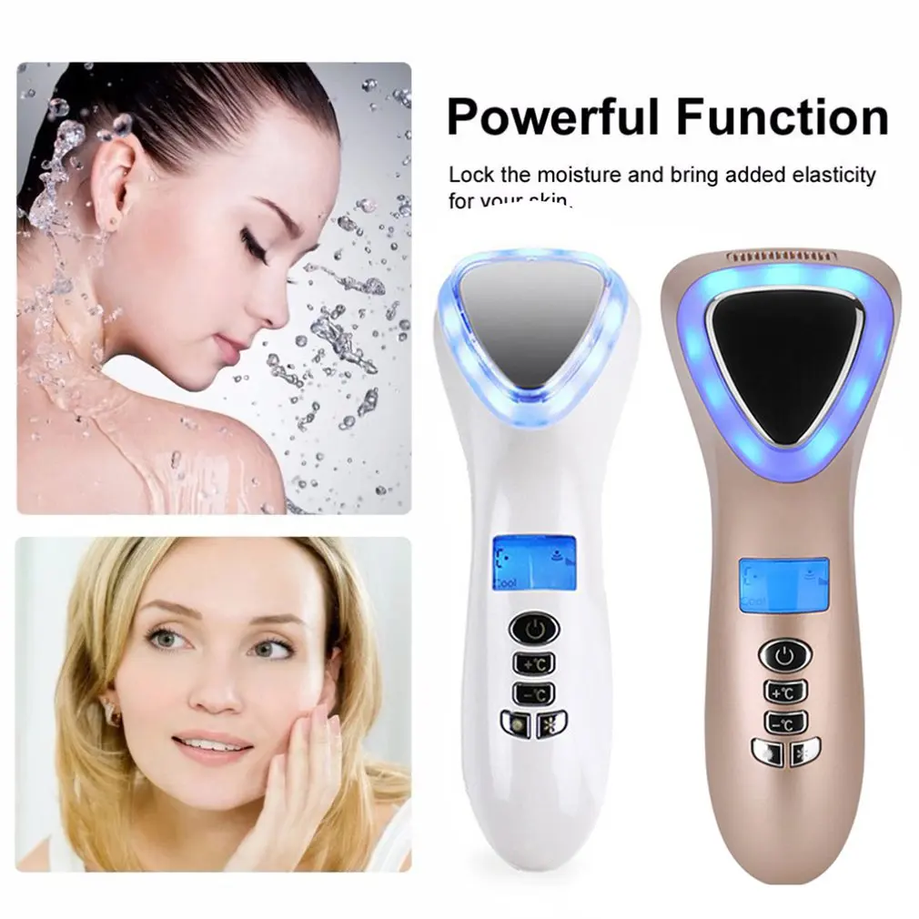 LED Hot Cold Face Skin Care Device Massager LED Face Lifting Facial Massager Ultrasonic Cryotherapy Hot Cold Hammer
LED Hot Cold Face Skin Care Device Massager LED Face Lifting Facial Massager Ultrasonic Cryotherapy Hot Cold Hammer