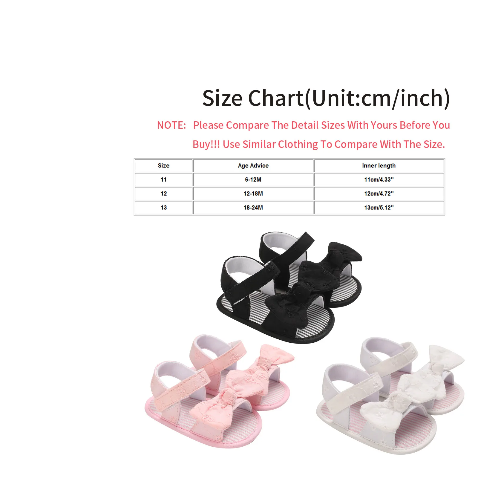 New Summer Sandals Newborn Infant Baby Girls Shoes Bownot Casual Soft Bottom Non-Slip Breathable Baby Shoes Prewalker 6-24M
New Summer Sandals Newborn Infant Baby Girls Shoes Bownot Casual Soft Bottom Non-Slip Breathable Baby Shoes Prewalker 6-24M