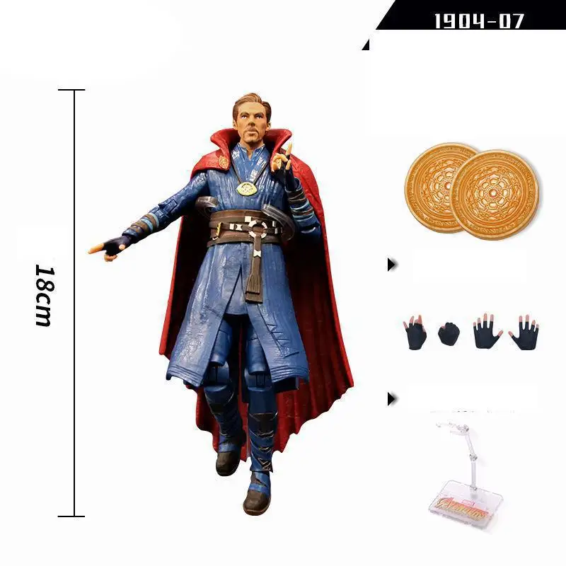 Original Disney Marvel Toys 18cm Doctor Strange Action Figure Spider Man Toy Collectible Model Toy Movable Model Ornaments PVC16
Original Disney Marvel Toys 18cm Doctor Strange Action Figure Spider Man Toy Collectible Model Toy Movable Model Ornaments PVC16
